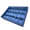18 Watch Baby-Blue Stackable Tray | Stackable Watch Case