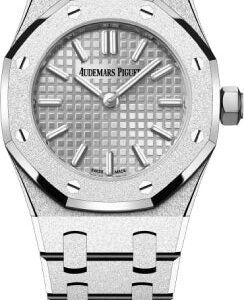 Audemars Piguet Royal Oak - 23mm - Mini Frosted Gold Quartz White Gold Dial | 67630BC.GG.1312BC.01