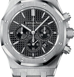 Audemars Piguet Royal Oak Chronograph Stainless Steel 41mm Black Dial Watch - 26320ST.OO.1220ST.01