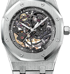 Audemars Piguet Royal Oak Openworked Selfwinding 39mm Black Skeleton Stainless Steel - 15305ST.OO.1220ST.01