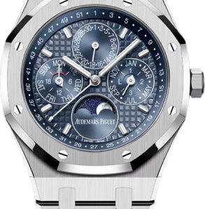 Audemars Piguet Royal Oak Perpetual Calendar 41 mm Blue "Grande Tapisserie" Dial - 26674ST.OO.1320ST.01