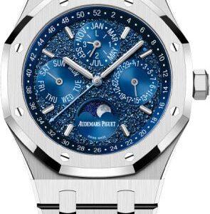Audemars Piguet Royal Oak Perpetual Calendar "John Mayer" 41mm White Gold Crystal Sand Blue Dial 26574BC.OO.1220BC.02