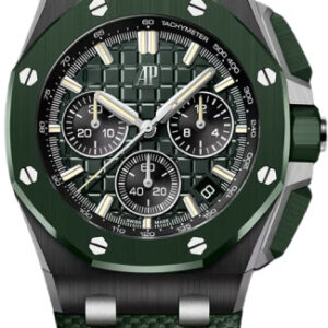 Audemars Piguet Royal Oak Selfwinding Chronograph 43 mm Dark Green "Mega Tapisserie" Dial - 26420CE.OO.A063VE.01