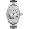 Cartier Roadster W62025V3 Silver Sunray-Effect Dial Steel Bracelet...