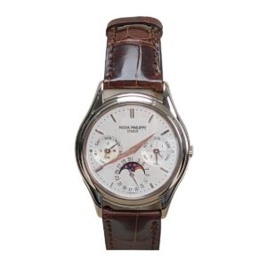Patek Philippe 3940G White Gold 36mm Perpetual Calendar Watch –...