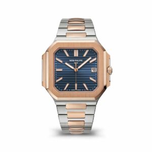 Patek Philippe 5821-1AR-001 Cubitus Blue Dial Rose Gold and Steel...