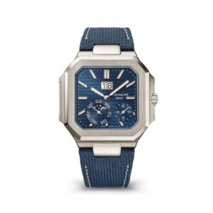 Patek Philippe 5822P-001 Cubitus Blue Dial Blue Fabric Strap Watch...