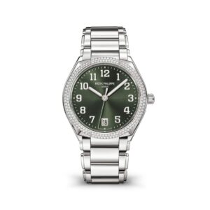 Patek Philippe 7300-1200A-011 Twenty~4 Olive Green Dial Steel...