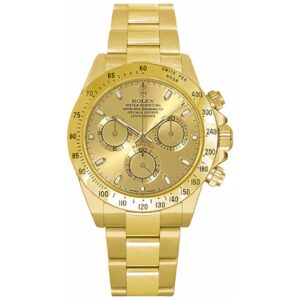 Rolex 116528-0045 Daytona Yellow Gold 40mm Champagne Dial –...