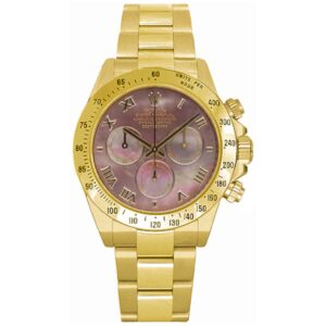 Rolex 116528 Daytona Yellow Gold 40mm Mother-of-Pearl Dial –...