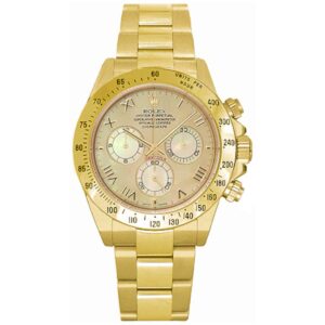 Rolex 116528 Daytona Yellow Gold 40mm Mother-of-Pearl Roman Dial...