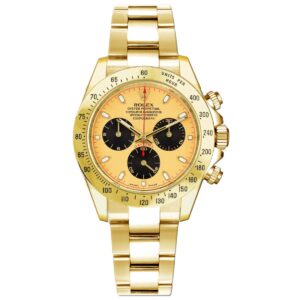 Rolex 1165280041 Daytona Yellow Gold 40mm Champagne Dial – Luxury...