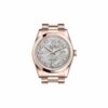Rolex 118205 Day-Date Meteorite Diamond Dial Rose Gold President...