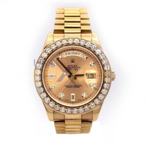 Rolex 218235 Day-Date II President 41mm Everose Pink Diamonds...