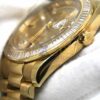 Rolex 218398BR Day-date II Yellow Gold President Diamond Bezel –...