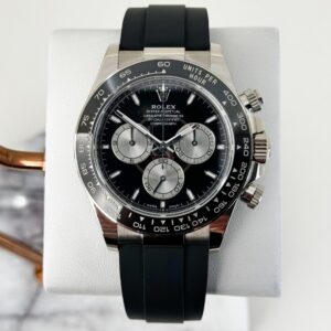 Rolex Cosmograph Daytona 40mm White Gold Black Dial with Oysterflex Bracelet - 126519LN