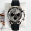 Rolex Cosmograph Daytona 40mm White Gold Grey Steel and Bright Black Oysterflex Bracelet - 126519LN