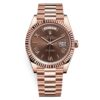 Rolex Day-Date 228235-0002 President 40mm Rose Gold Chocolate...