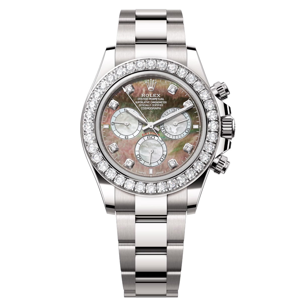 Rolex Daytona 126579RBR-0001 Black and White Mother-of-Pearl Dial...