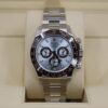 Rolex Daytona Platinum Ice Blue Index Dial Chestnut Brown Ceramic Bezel Oyster Bracelet 116506