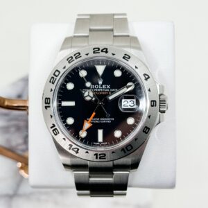 Rolex Explorer II "Steve McQueen" GMT Stainless Steel Black Dial 42mm Oyster Bracelet 216570