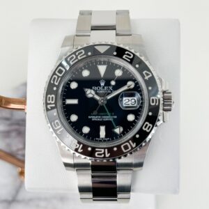 Rolex GMT Master II Stainless Steel Black Dial Ceramic Bezel Oyster Bracelet 116710LN