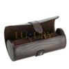 Traveler’s Watch Storage Organizer Case for 3 Watches Brown –...